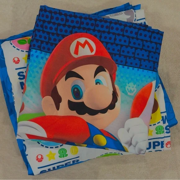 Nintendo Super Mario Full Size Sheet Set - Picture 6 of 13
